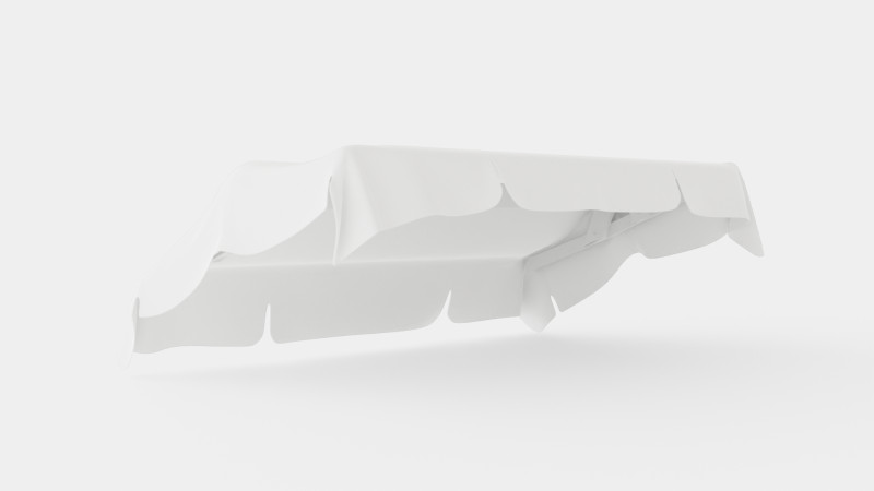 Dalom Roof Extra White 3D 模型 .c4d .max .obj .3ds .fbx .stl .blend