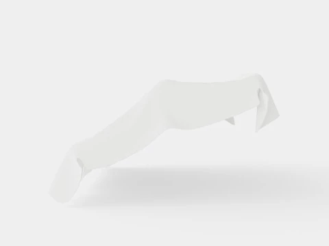 Dalom Roof Extra White 3D Model