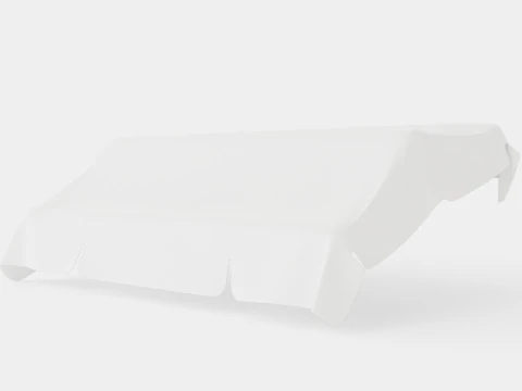 Dalom Roof Extra White 3D Model