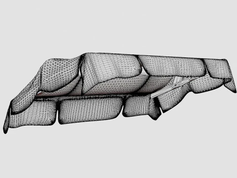 Dalom Roof Extra White 3D Model