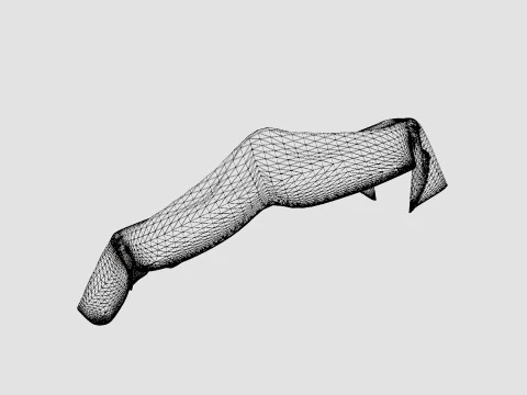 Dalom Roof Extra White 3D Model