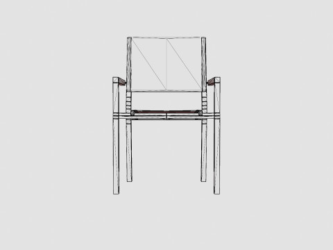 Darvin Dining Chair 3D-Modell