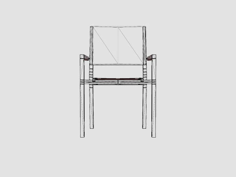 Darvin Dining Chair 3D Model