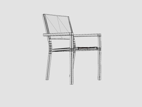 Darvin Dining Chair 3D Model