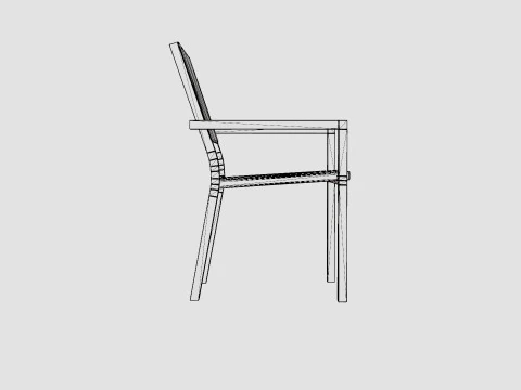 Darvin Dining Chair 3D Model
