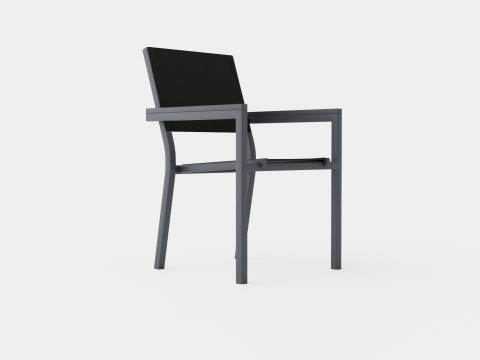 Darvin Nonwood Dining Chair Modello 3D