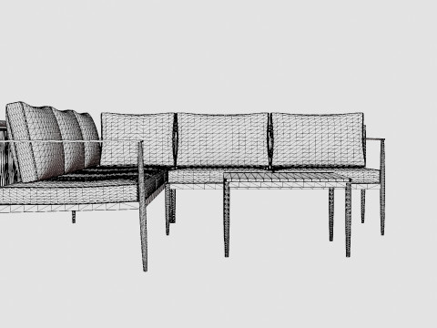 Derio Corner Set 3D Model