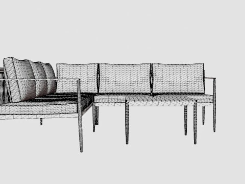 Derio Corner Set 3D Model