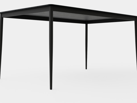 Dilan Dining Table 3D 모델