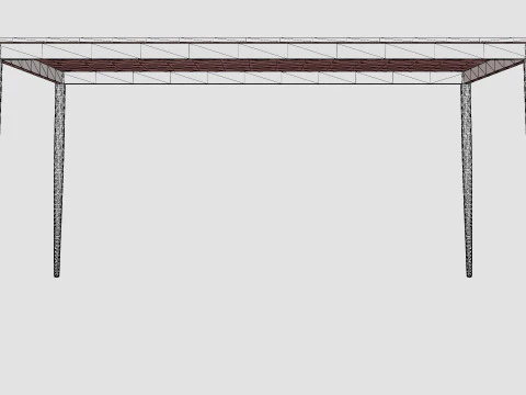 Dilan Dining Table 3D Model