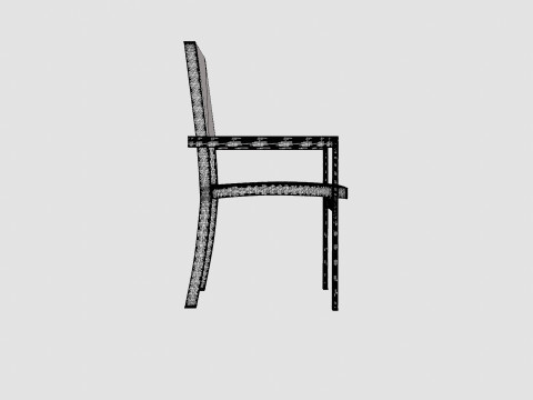 Dover Dining Chair Modelo 3D