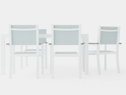 Dover Dining Set 3D Model