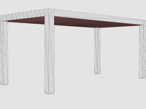 Dover Table 3D Model