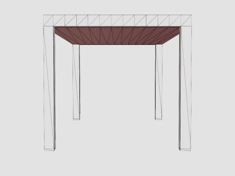 Dover Table 3D Model