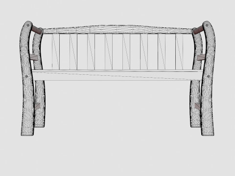 Dromminge Bench 3D Модель
