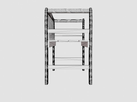 Dromminge Bench 3D Модель