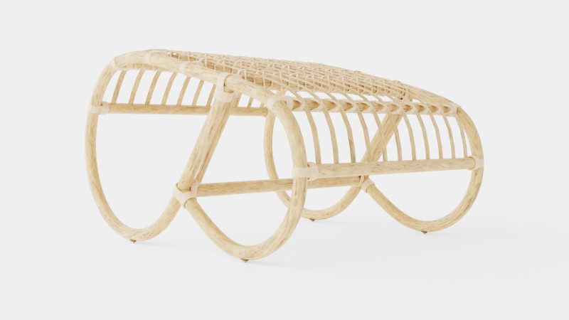 Dugnano Footrest 3D 模型 .c4d .max .obj .3ds .fbx .stl .blend 
