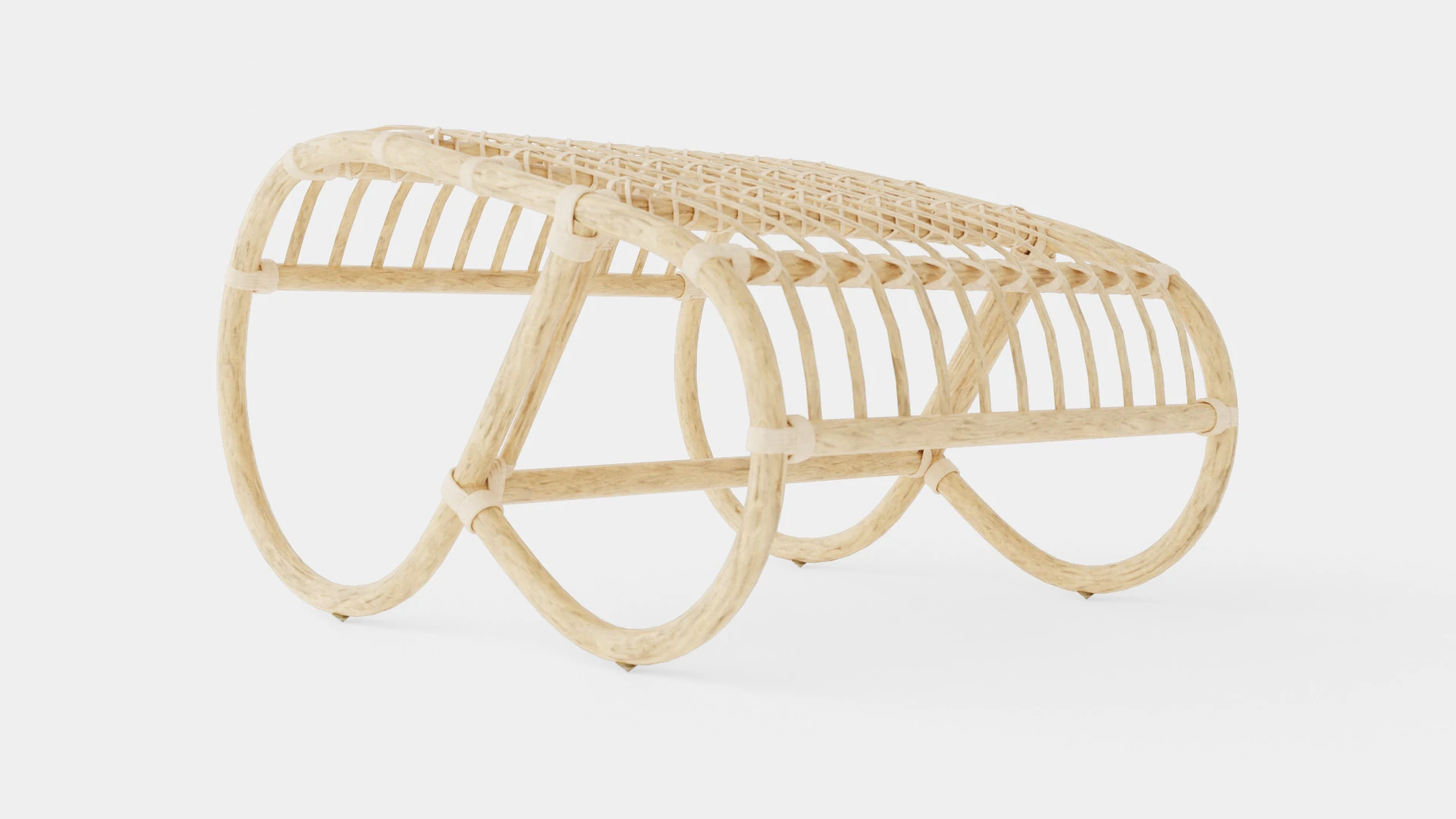 Dugnano Footrest 3D Model .c4d .max .obj .3ds .fbx .stl .blend