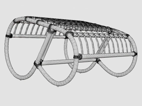 Dugnano Footrest 3D Model
