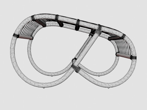 Dugnano Footrest 3D 模型