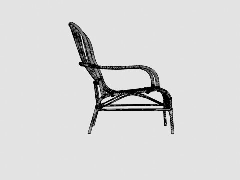 Dugnano Lounge Chair Modelo 3D