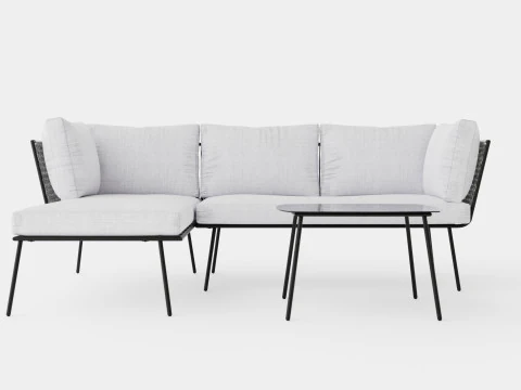 Conjunto de esquina Florencia Modelo 3D