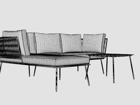 Firenze Corner Set 3D Model