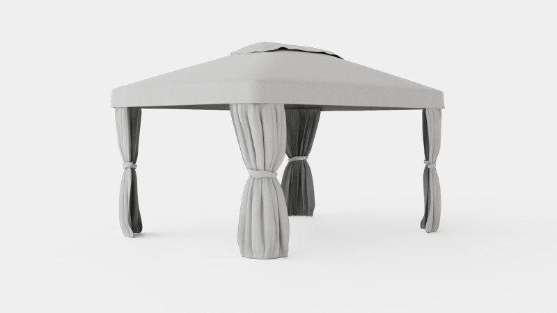 Flora Gazebo Complete Set 3D Модель .c4d .max .obj .3ds .fbx .stl .blend 