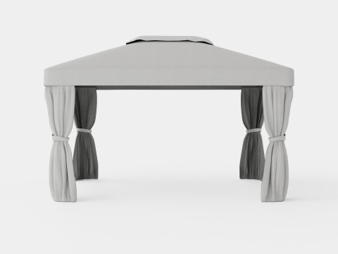 Flora Gazebo Complete Set 3D Модель
