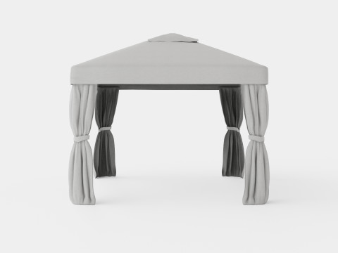 Flora Gazebo Complete Set 3D Модель