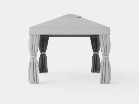 Flora Gazebo Complete Set 3D Model