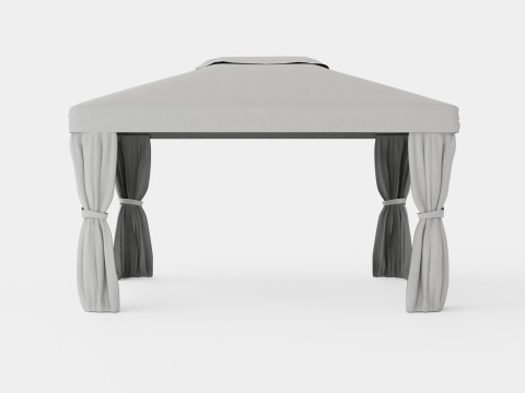 Flora Gazebo Complete Set 3D Модель