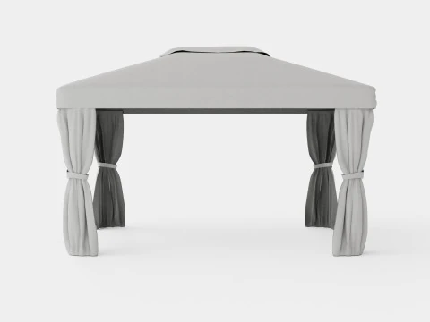Flora Gazebo Complete Set 3D Model