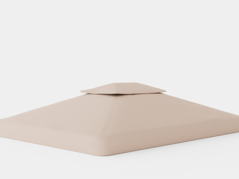 Flora Roof Brown Polyester 3D-Modell