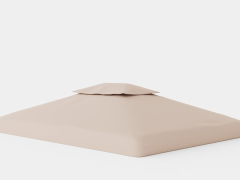 Flora Roof Brown Polyester Modelo 3D