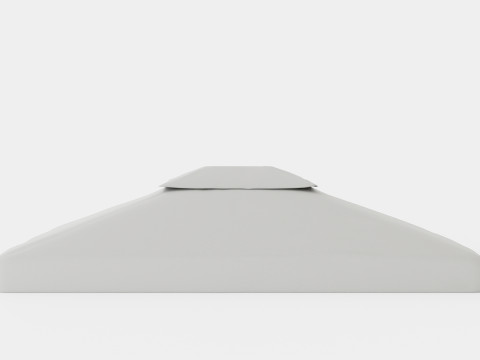 Flora Roof Lt Grey Model 3D