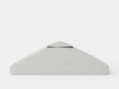 Flora Roof Lt Grey Model 3D