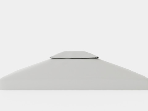 Flora Roof Lt Grey Model 3D