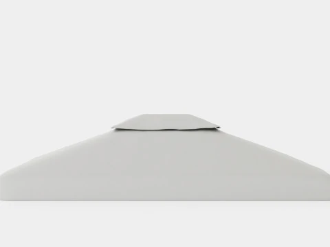 Flora Roof Lt Grey 3D Model