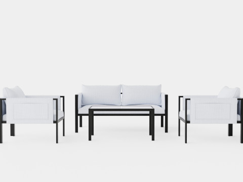 Florens Lounge Set 3D 모델