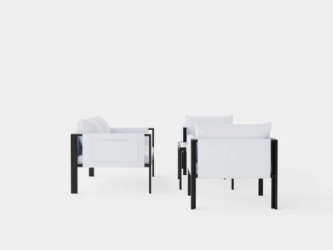 Florens Lounge Set 3D Model