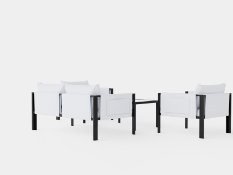 Florens Lounge Set Modello 3D