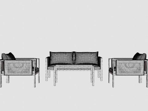 Florens Lounge Set Modello 3D