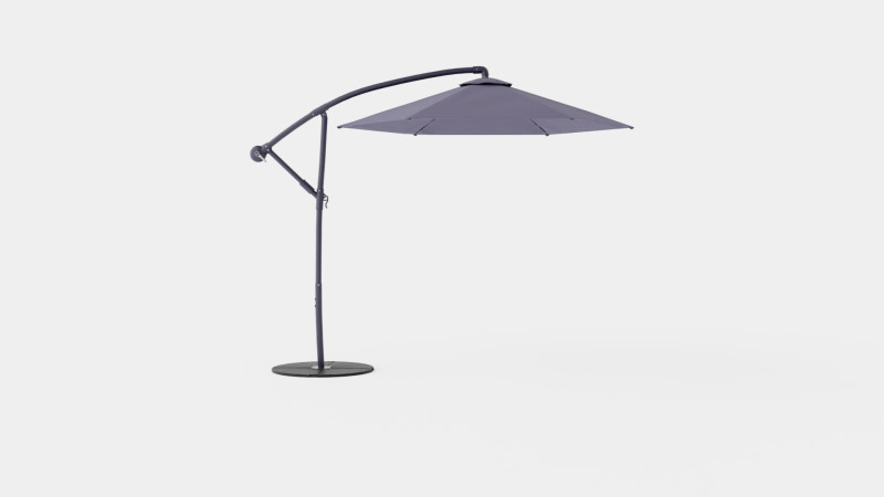 Forio Umbrella Grey 3Dモデル .c4d .max .obj .3ds .fbx .stl .blend 