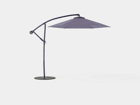 Forio Regenschirm Grau 3D Modell