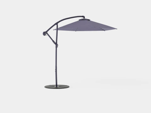 Forio Umbrella Grey 3D Model