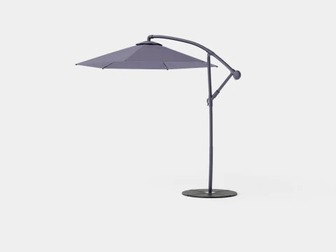Forio Umbrella Grey 3D Model
