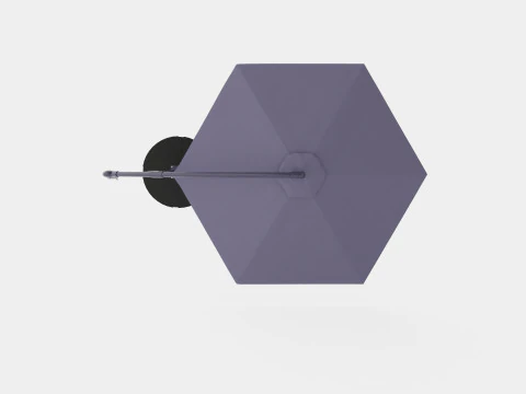 Forio Umbrella Grey 3D Model