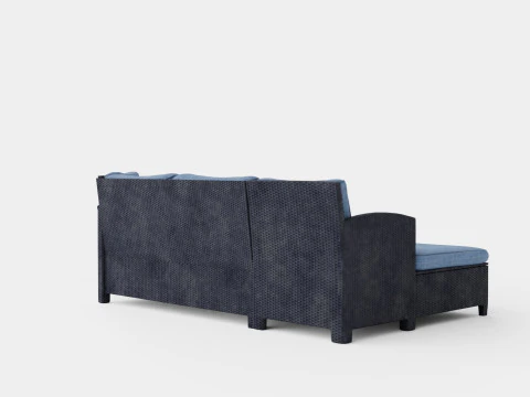 Fortezza Lounge Set 3D Model