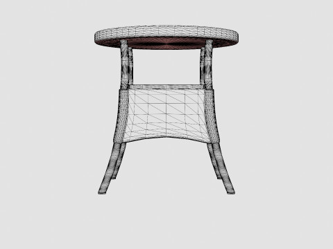 Aruba Cafe Table 3D 모델